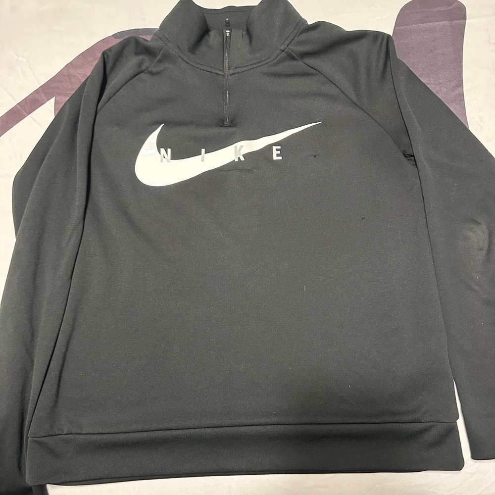 Women's Nike Black and Quarter White Zip-Up and Leggings